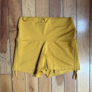 Mika Yoga Wear Yellow Shorts
